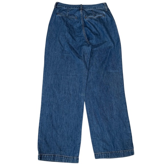 Madewell Baggy Straight Jeans Womens 27 28 × 30 Blue High Rise Loose Relaxed - Picture 2 of 12